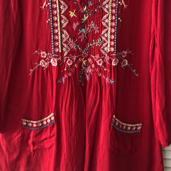 Johnny Was Embroidered Top M - Picture 3 of 9